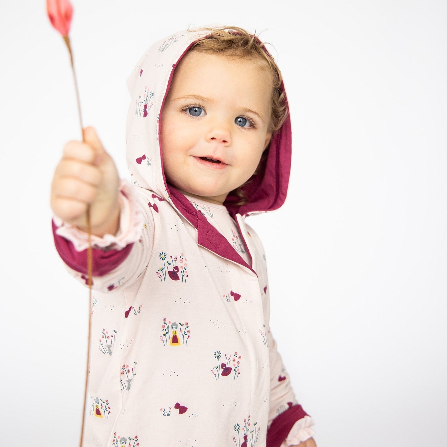 Magnetic Me Li'l Red Modal Magnetic Reversible Hoodie