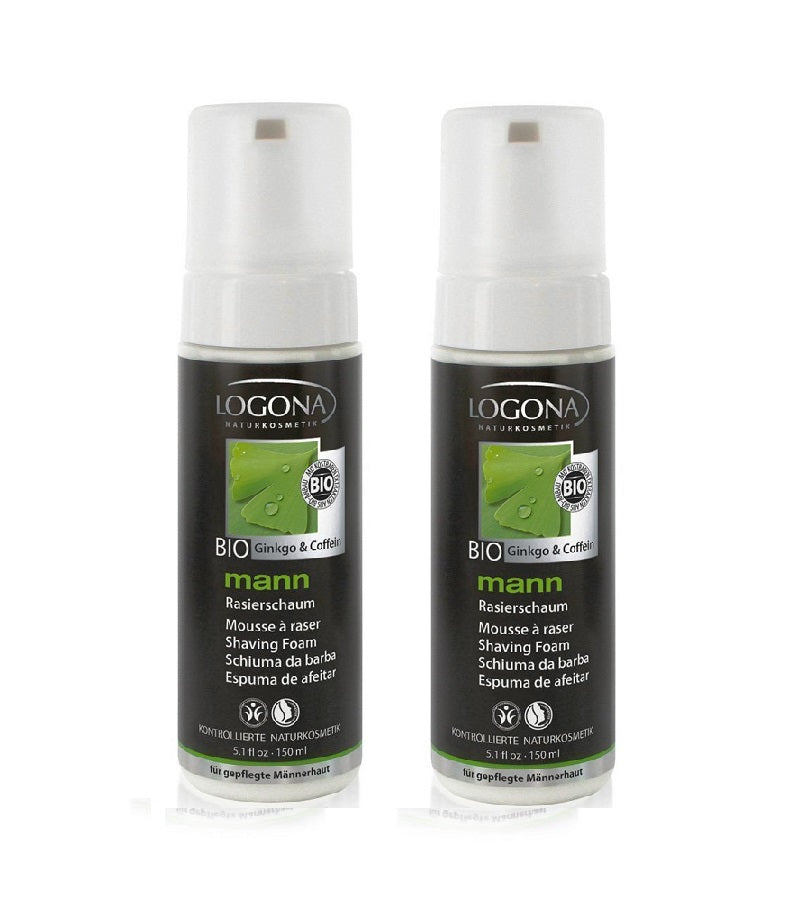 2xPack Logona Man Shaving Foam - 300 ml
