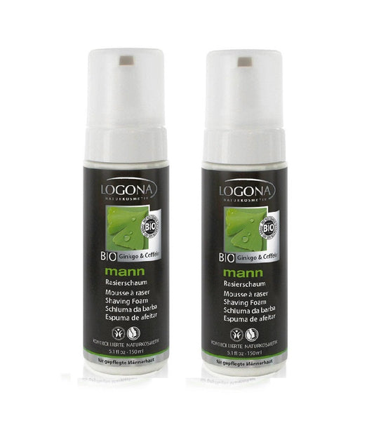 2xPack Logona Man Shaving Foam - 300 ml