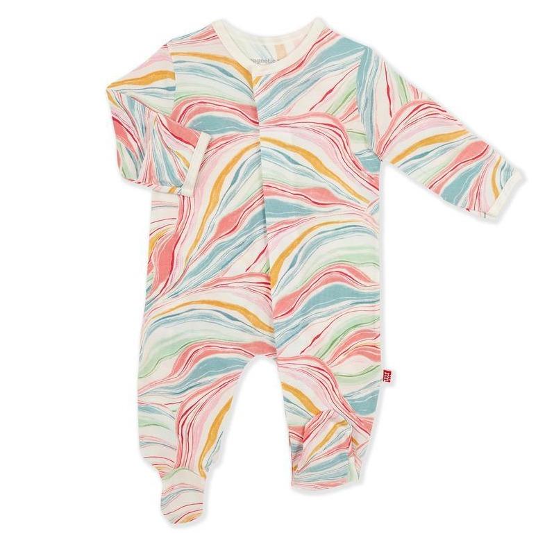 Magnetic Me Twirls & Swirls Modal Footie