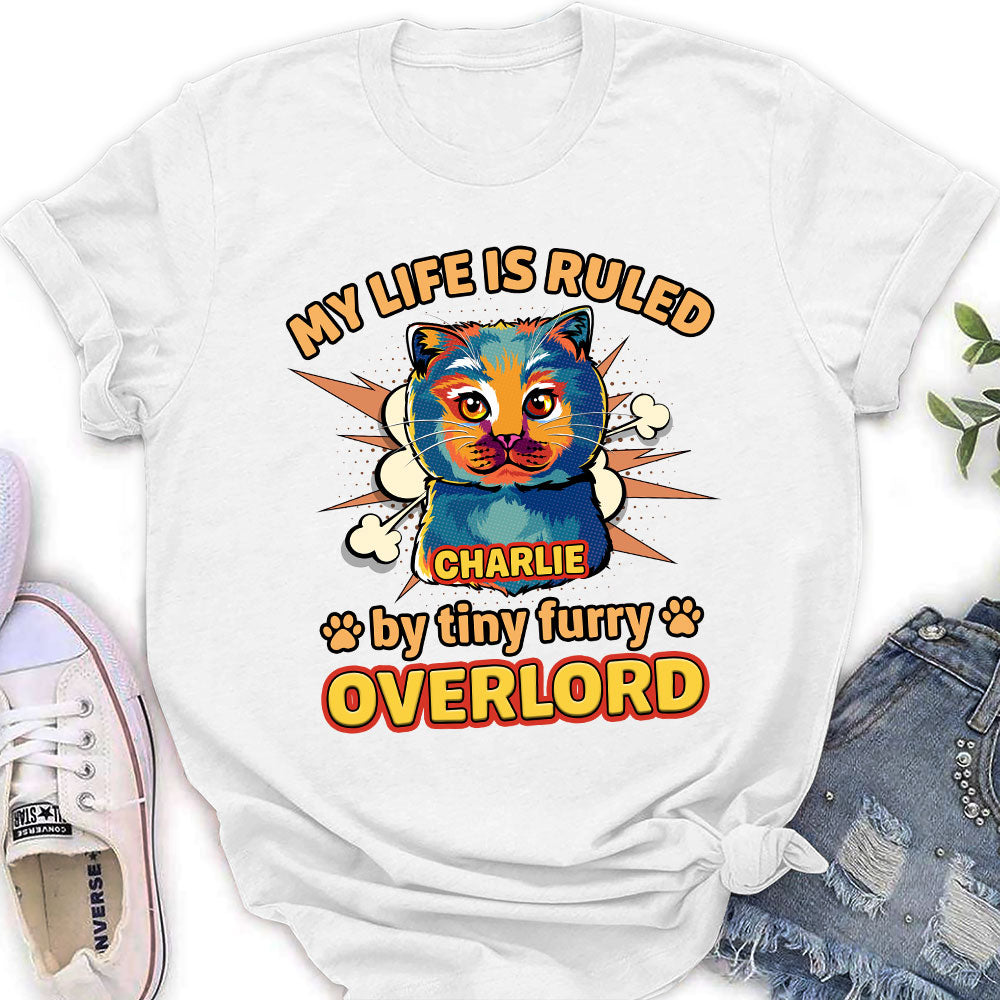 Pop Art Ruled By Cats - Personalized Custom Women's T-shirt