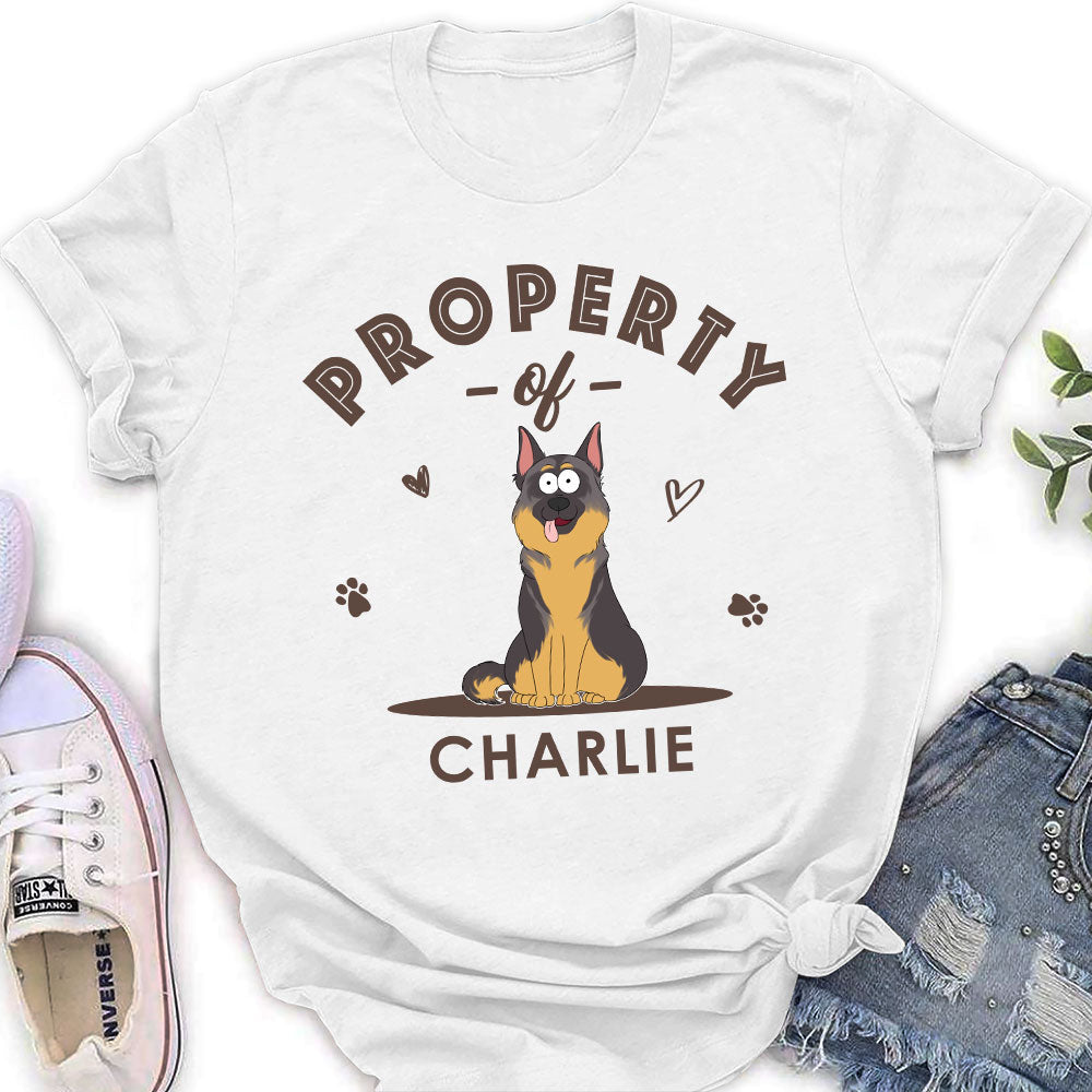 My Dog Property - Personalized Custom Women's T-shirt