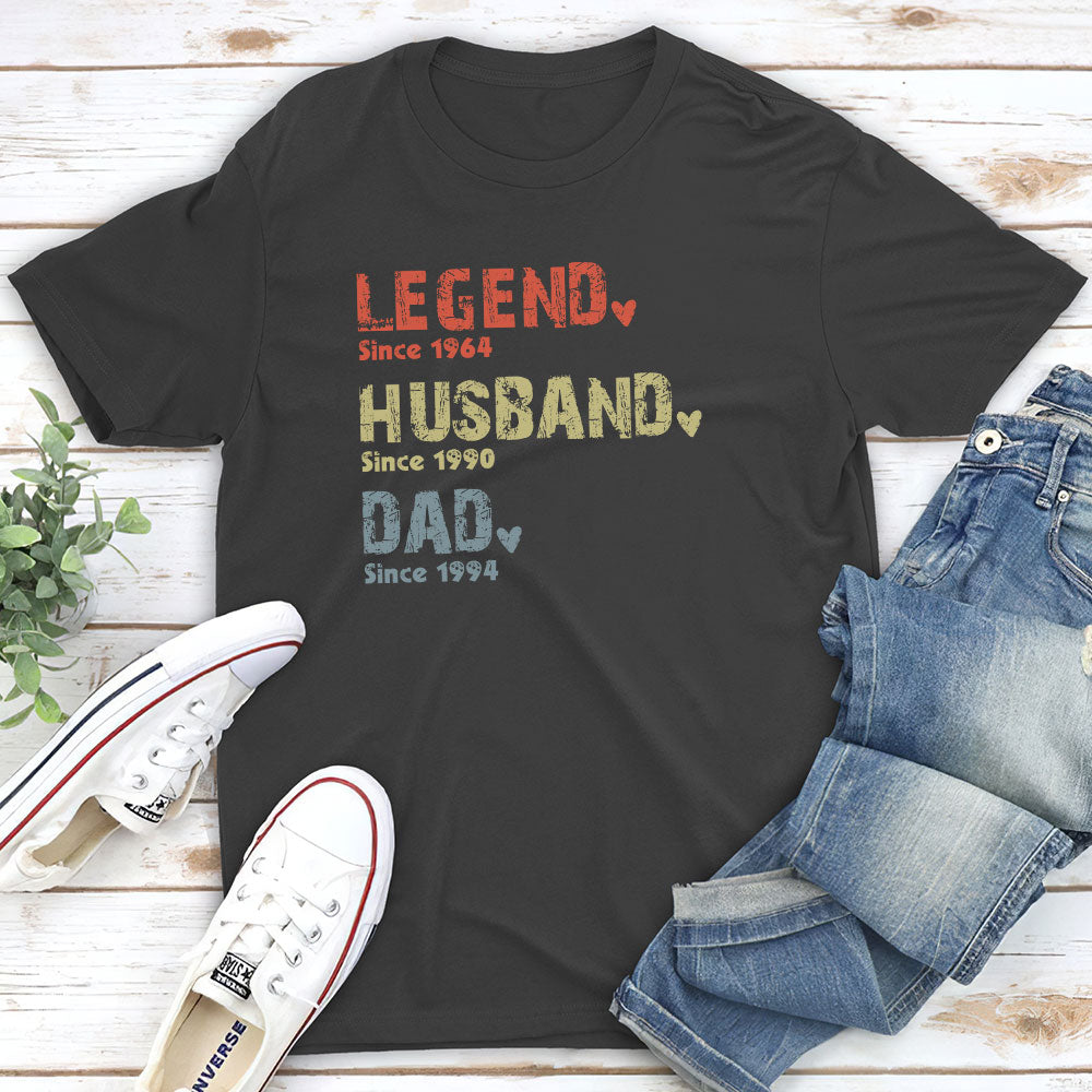 Legend Dog Dad/Mom - Personalized Custom Unisex T-shirt