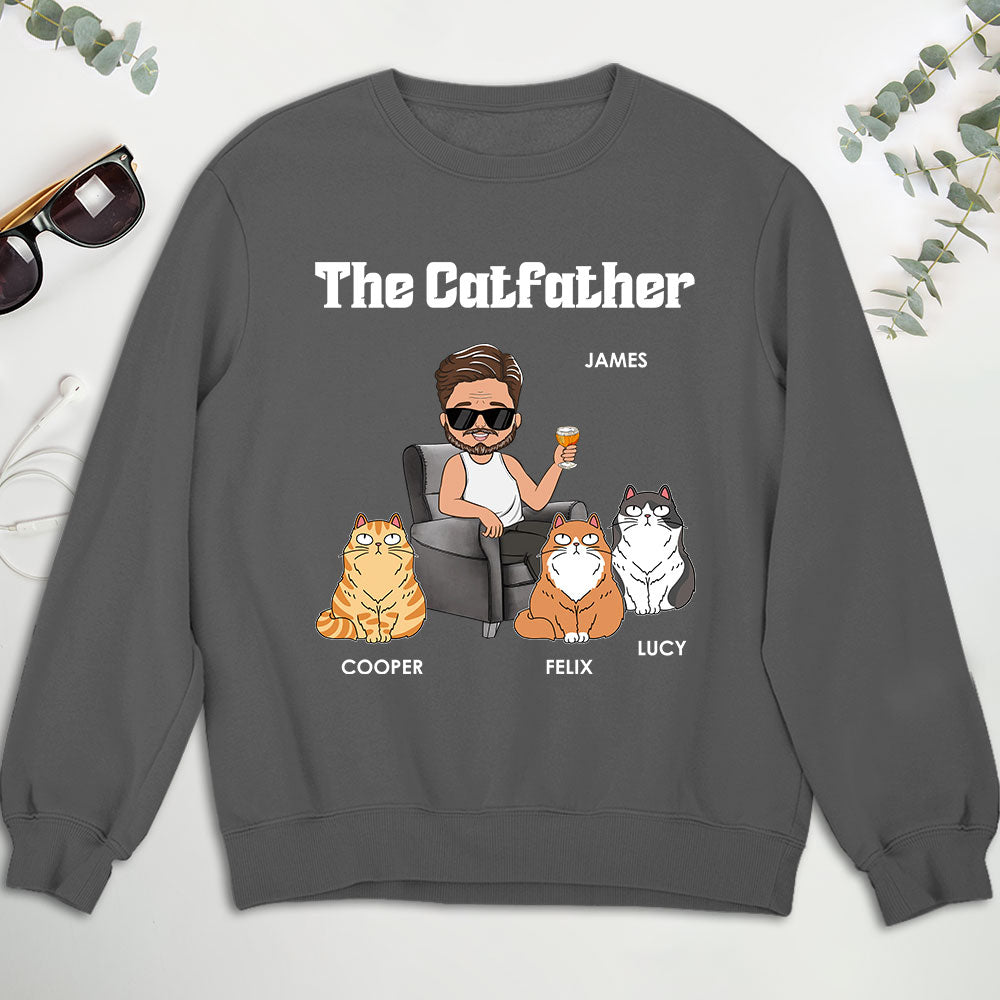 The Catfather - Personalized Custom Sweatshirt