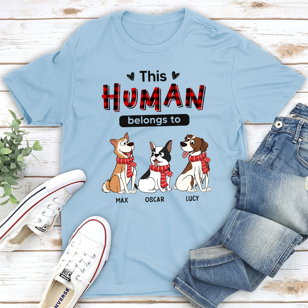 Funny Belongs To - Personalized Custom Unisex T-shirt