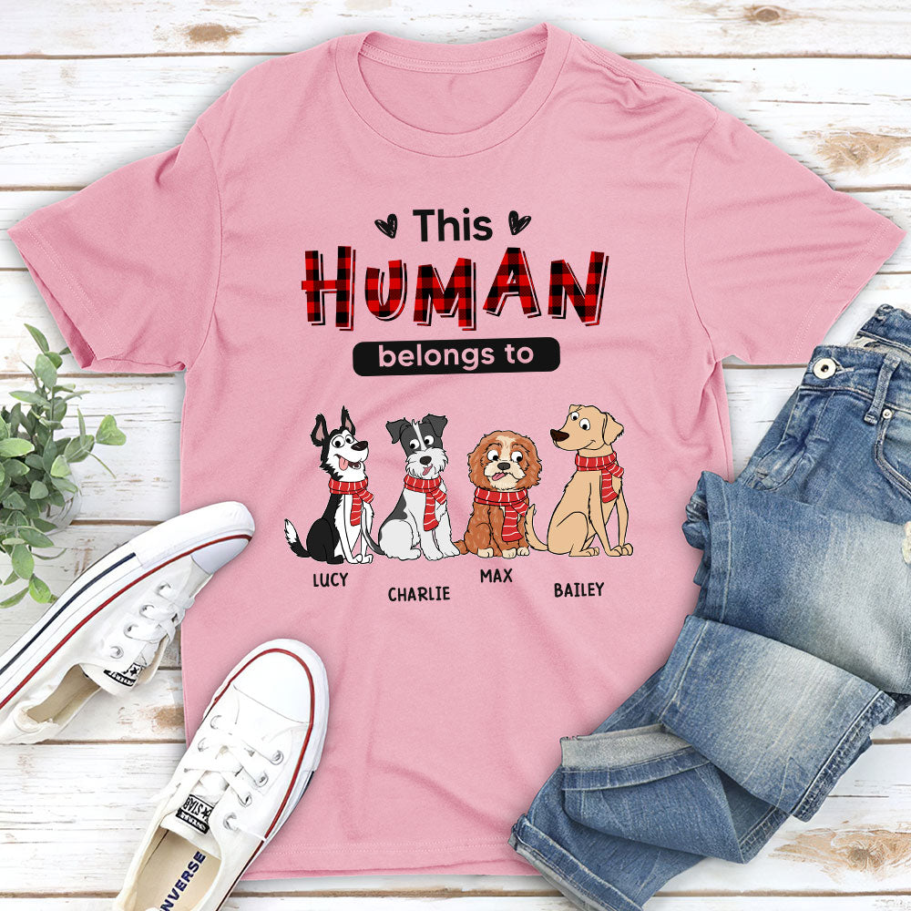 Funny Belongs To - Personalized Custom Unisex T-shirt
