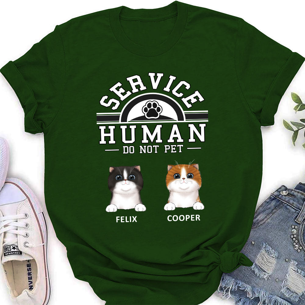 Pet Service Human Logo - Personalized Custom Women's T-shirt