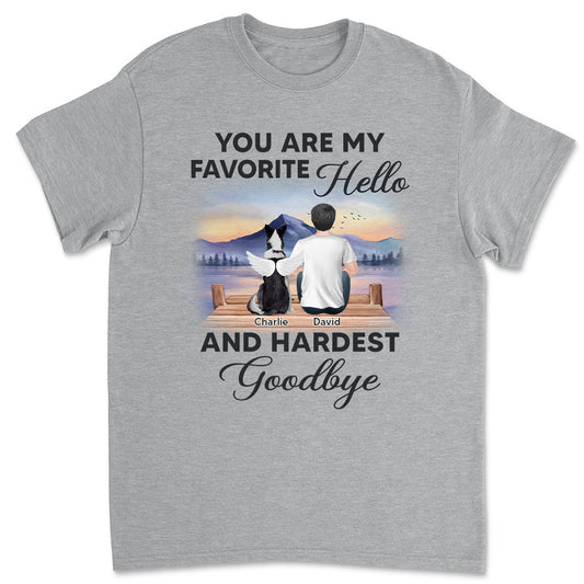 My Favorite Hello Memorial Dawn - Personalized Custom Unisex T-shirt