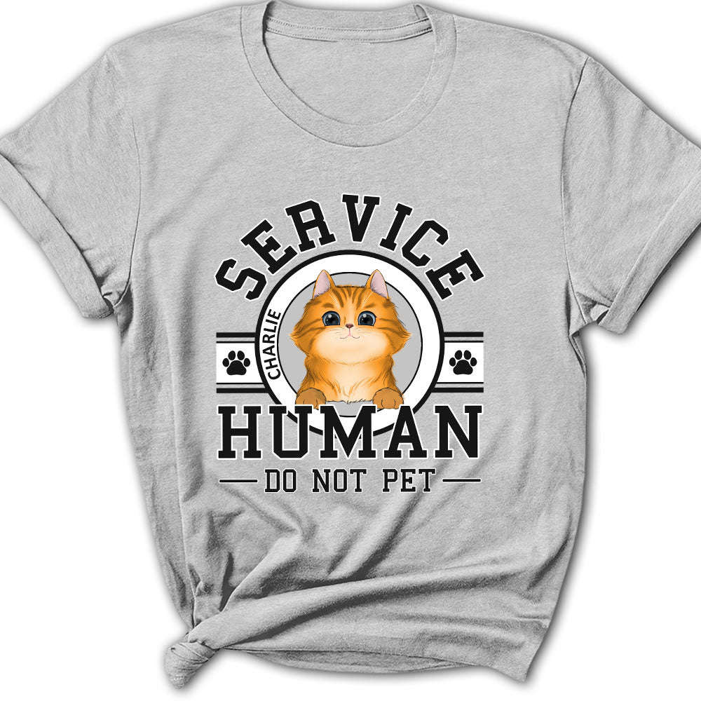 Pet Service Human Logo - Personalized Custom Women's T-shirt