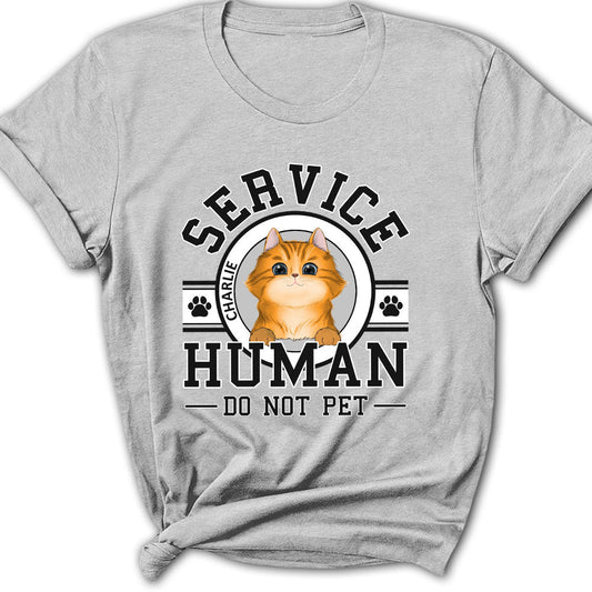 Pet Service Human Logo - Personalized Custom Women's T-shirt