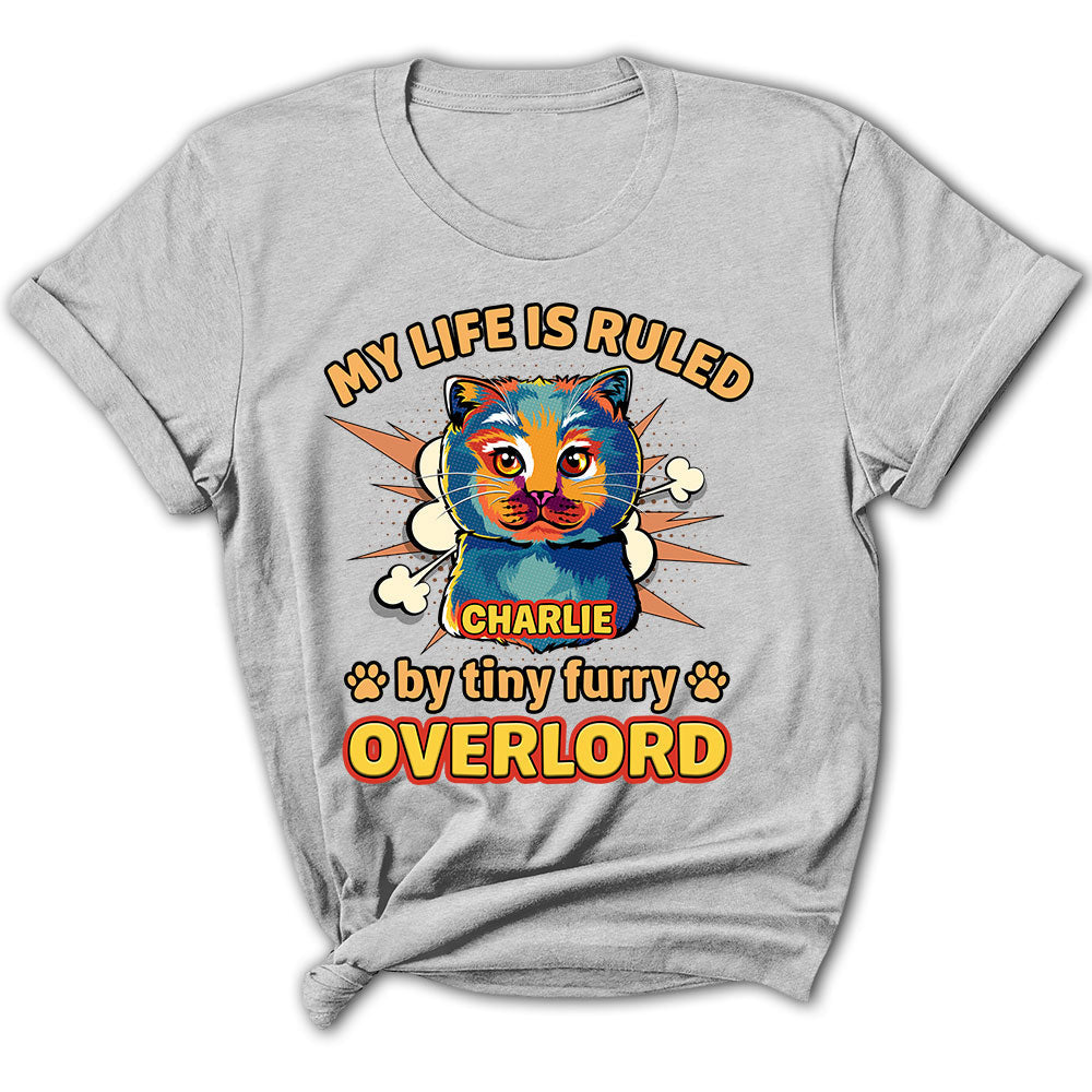Pop Art Ruled By Cats - Personalized Custom Women's T-shirt