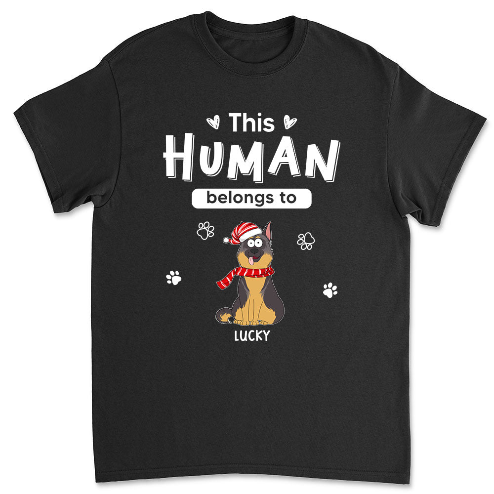 Belongs To Pets Christmas - Personalized Custom Unisex T-shirt