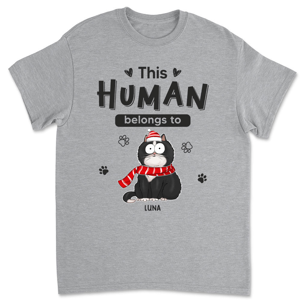 Belongs To Cats Christmas - Personalized Custom Unisex T-shirt