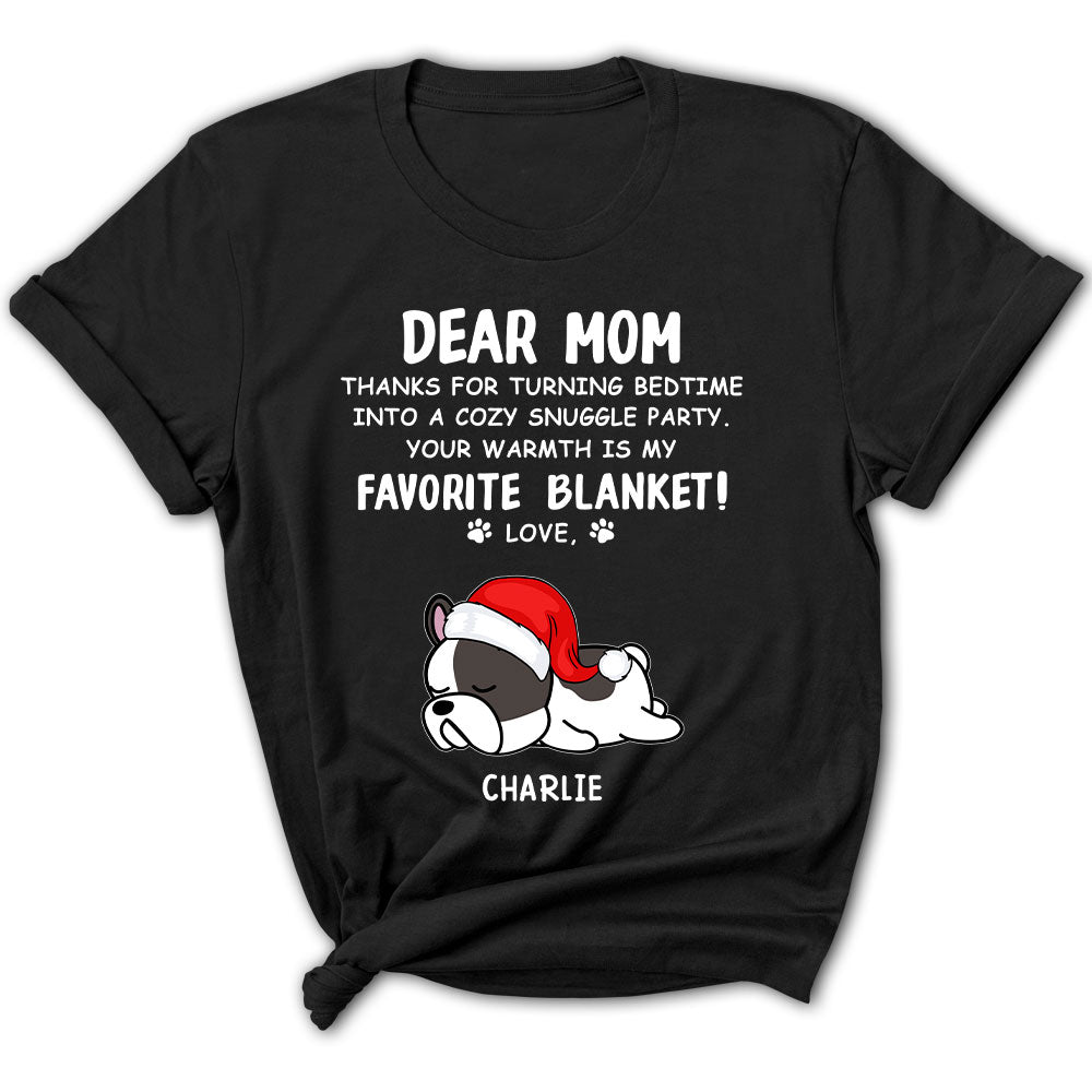 Thanks For Snuggle Party - Personalized Custom Women's T-shirt