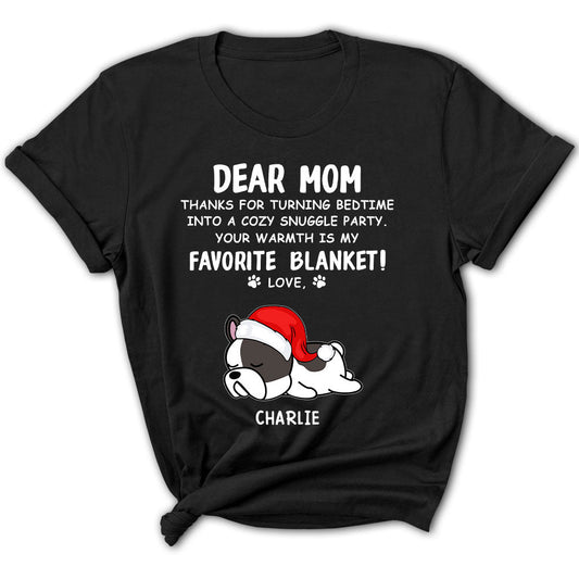 Thanks For Snuggle Party - Personalized Custom Women's T-shirt