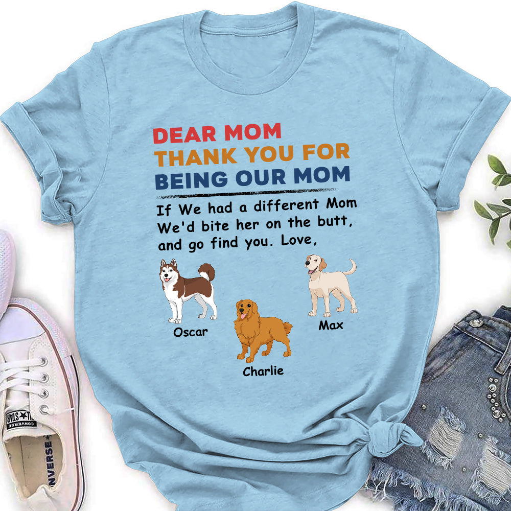 Dogs Bite You - Personalized Custom Women's T-shirt