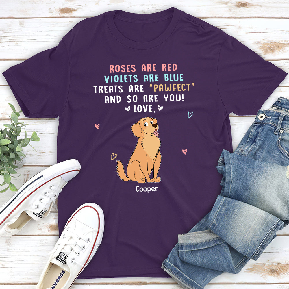 Treats Are Pawfect - Personalized Custom Unisex T-shirt
