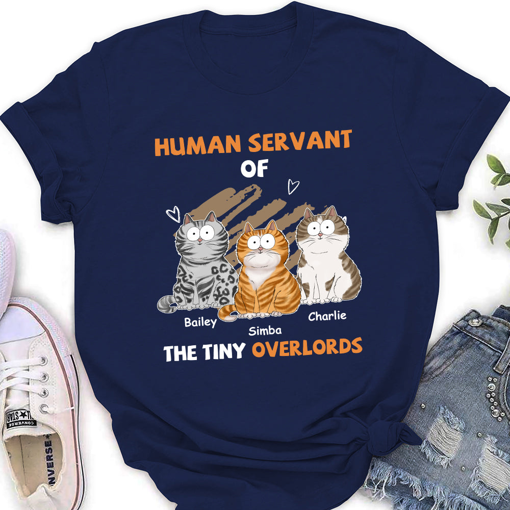 Human Servant Of Overlords - Personalized Custom Women's T-shirt