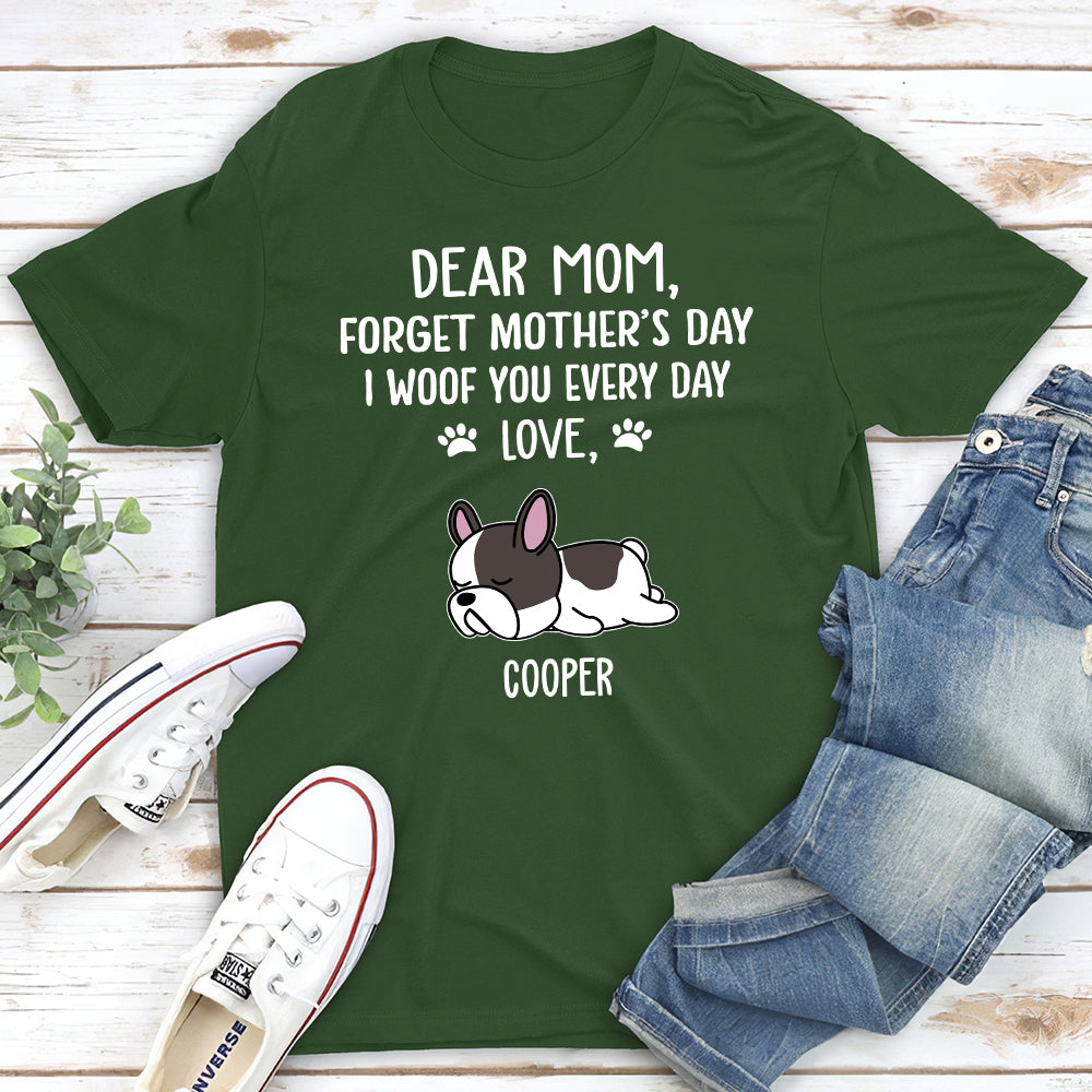 Woof You Dad - Personalized Custom Premium T-shirt