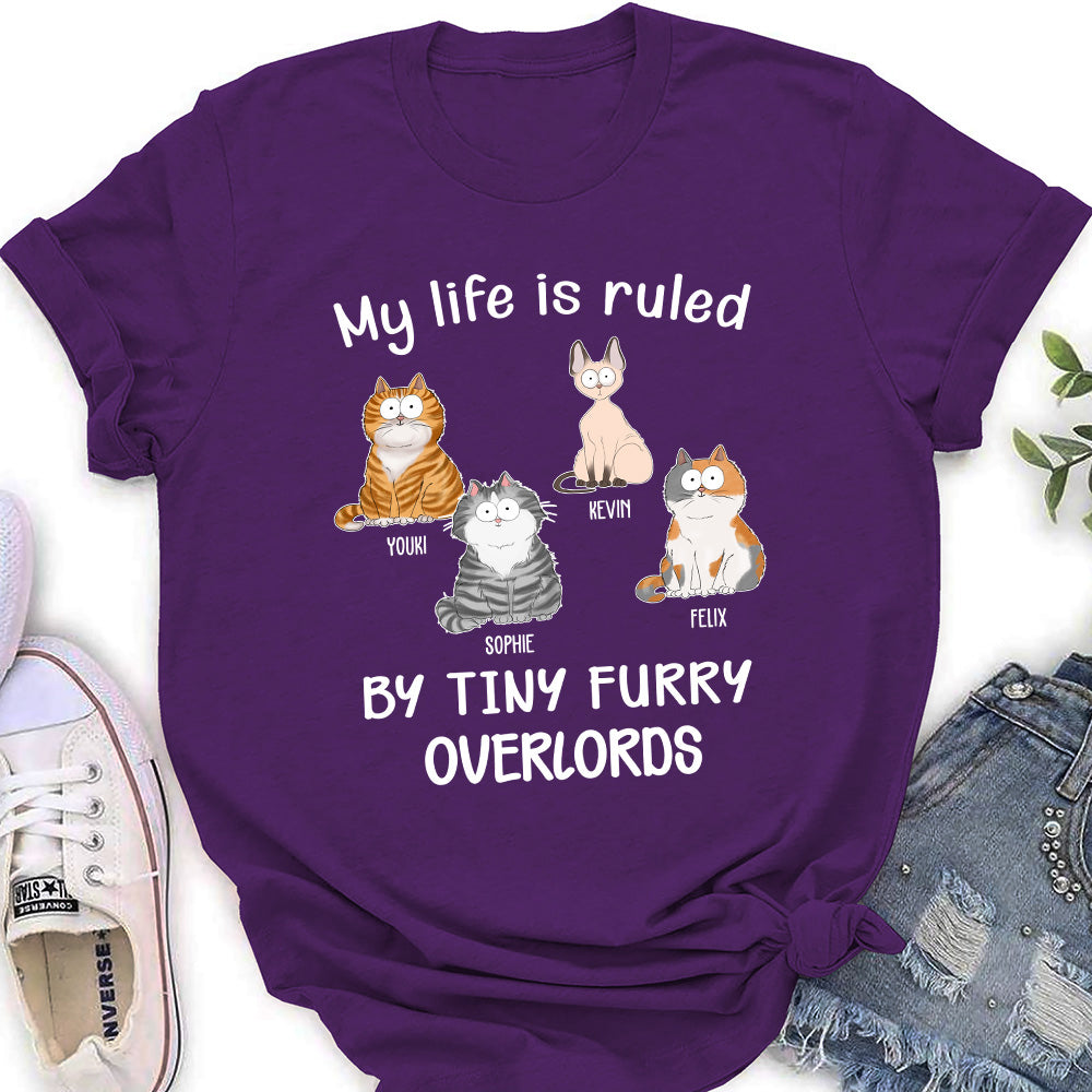 Cat Ruled My Life - Personalized Custom Women's T-shirt