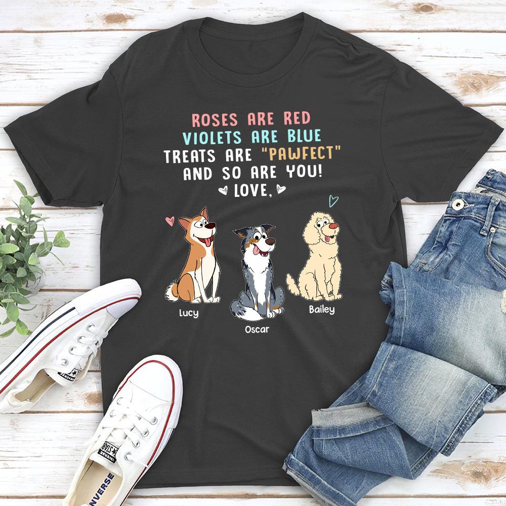 Treats Are Pawfect - Personalized Custom Unisex T-shirt