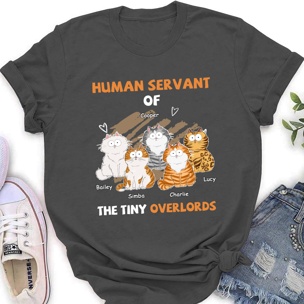 Human Servant Of Overlords - Personalized Custom Women's T-shirt