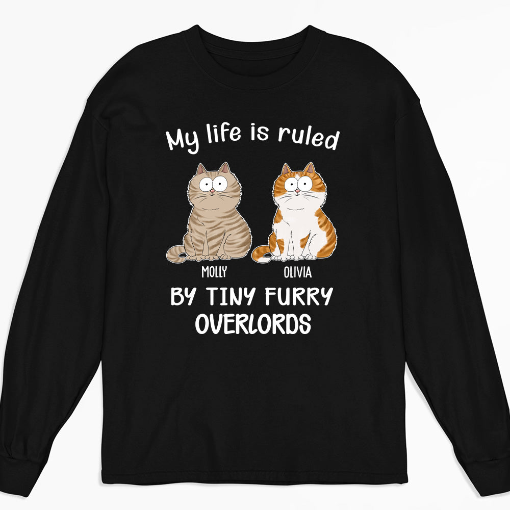 Cat Ruled My Life - Personalized Custom Long Sleeve T-shirt