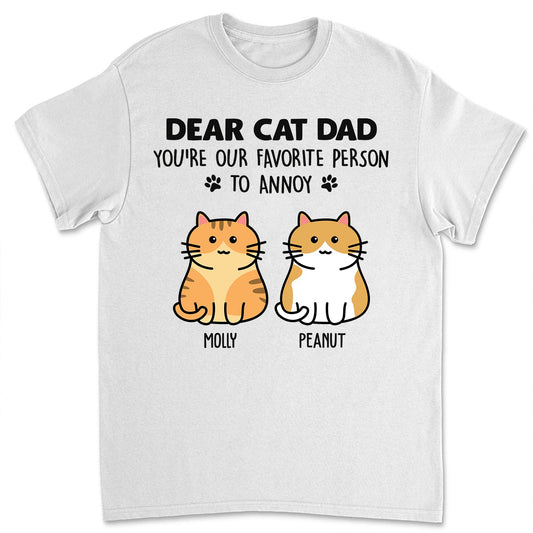 Cat Favorite Servant - Personalized Custom Unisex T-Shirt