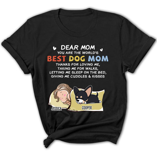 Dear Mom - Personalized Custom Women's T-shirt
