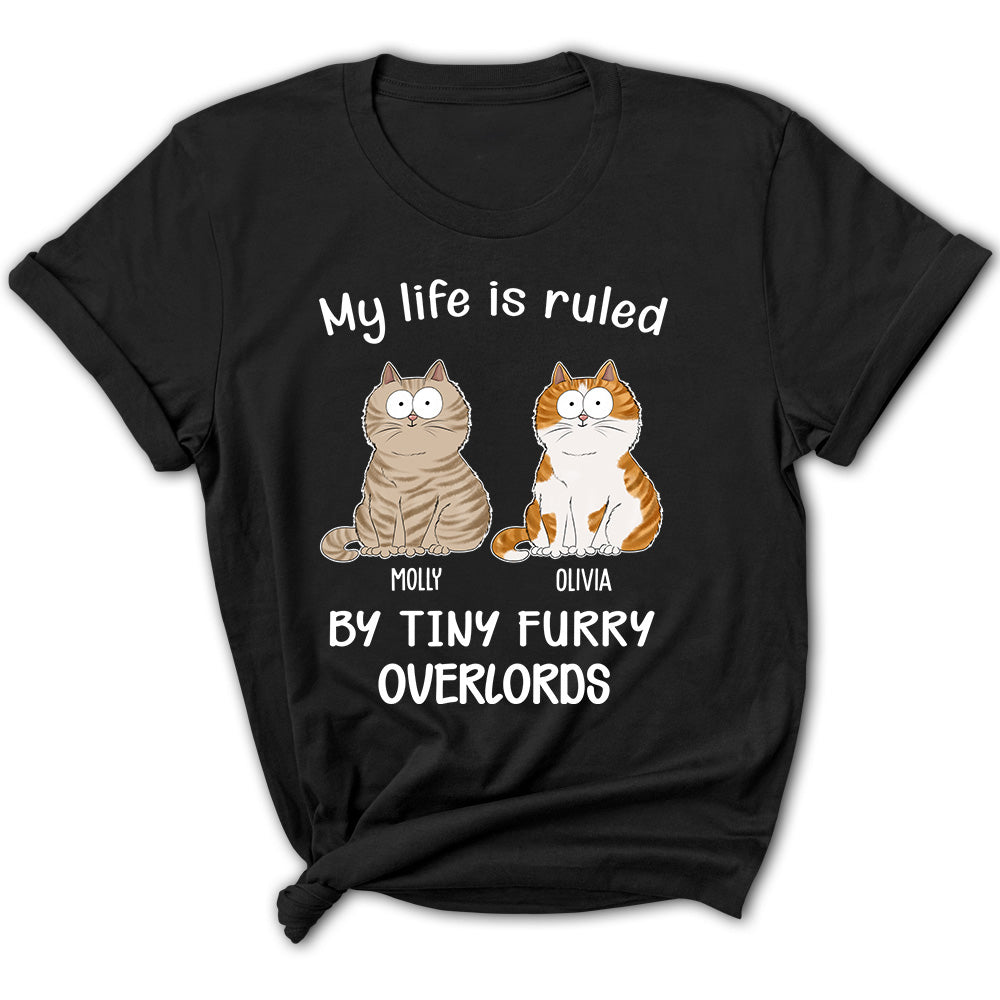 Cat Ruled My Life - Personalized Custom Women's T-shirt
