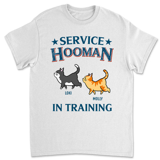 Service Human In Training - Personalized Custom Unisex T-shirt