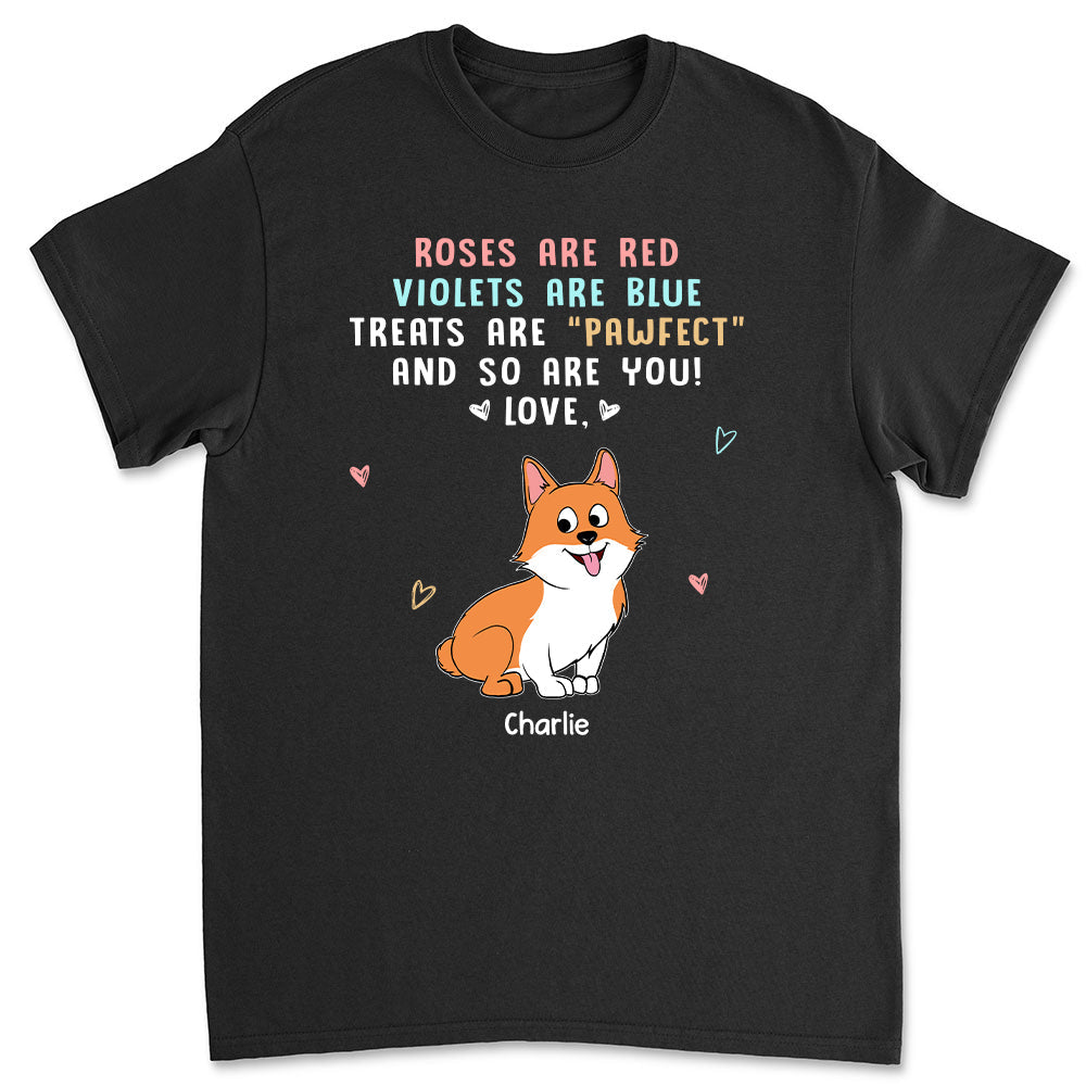 Treats Are Pawfect - Personalized Custom Unisex T-shirt