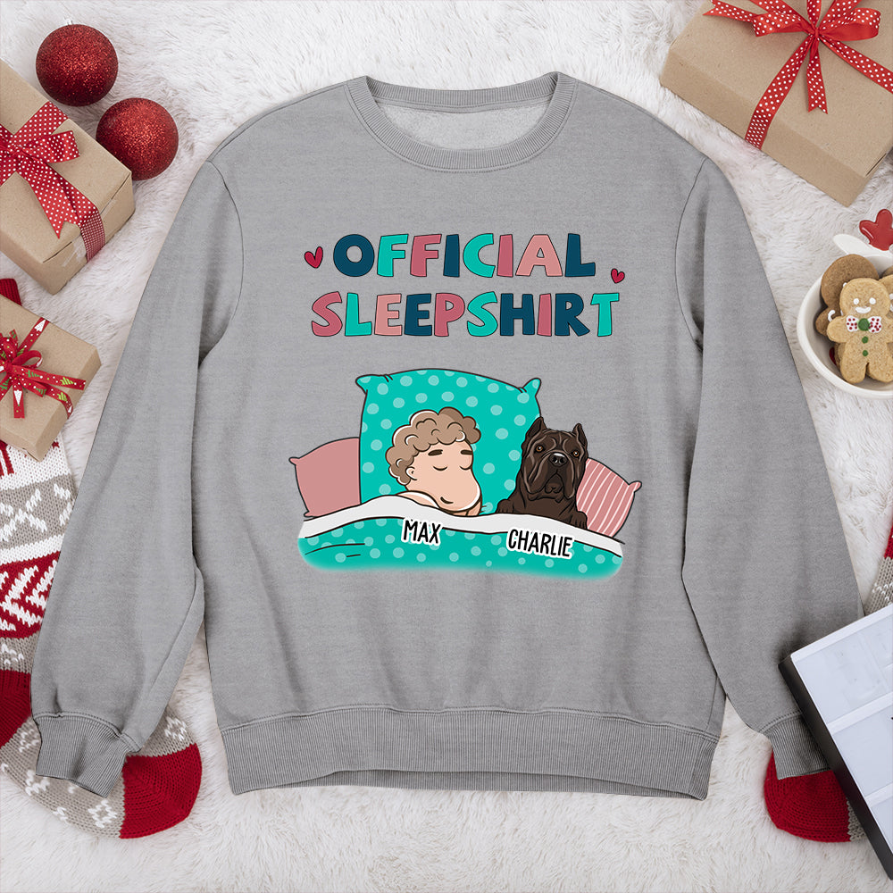 Pet Official Sleepshirt - Personalized Custom Sweatshirt