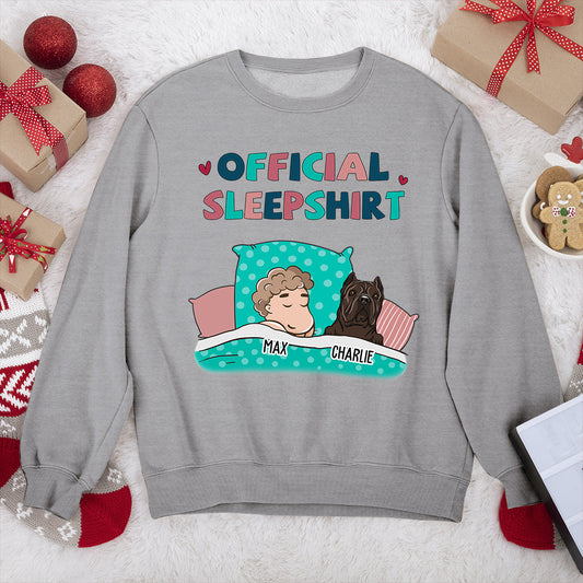 Pet Official Sleepshirt - Personalized Custom Sweatshirt