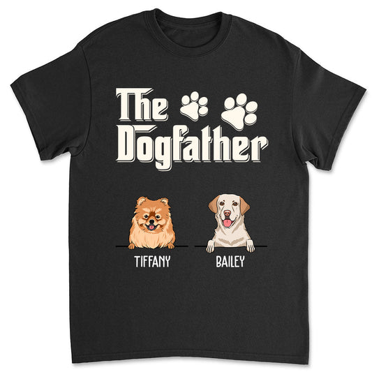 The Dogfather - Personalized Custom Unisex T-shirt
