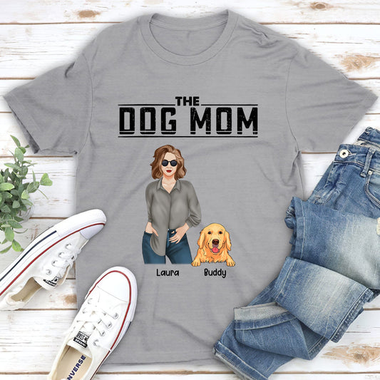 The Dog Mom - Personalized Custom Unisex T-shirt