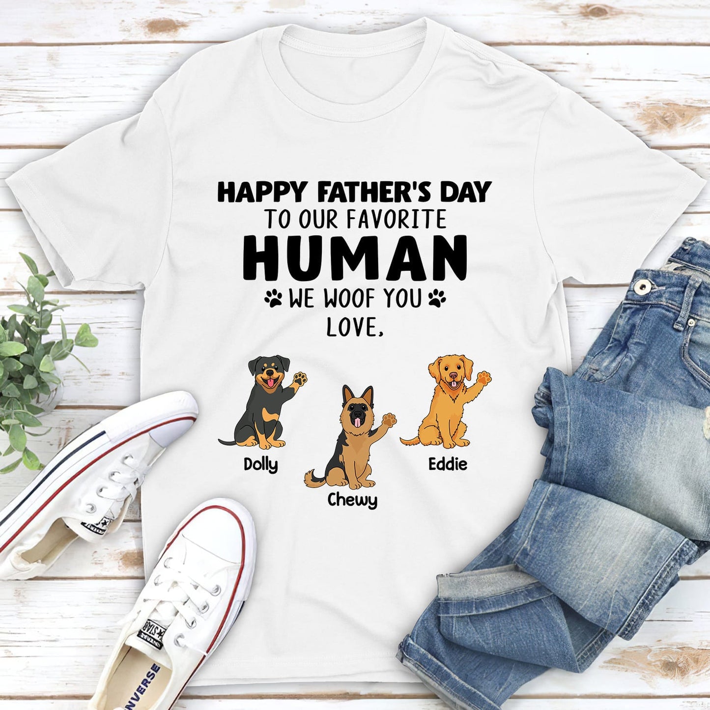 Favorite Human - Personalized Custom Unisex T-shirt