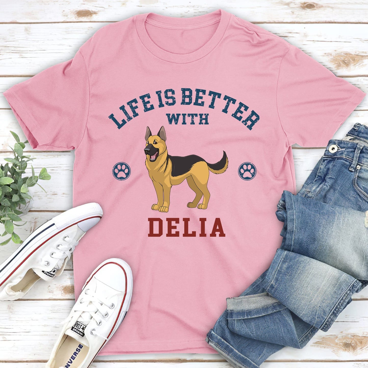Life Is Better Retro - Personalized Custom Unisex T-shirt