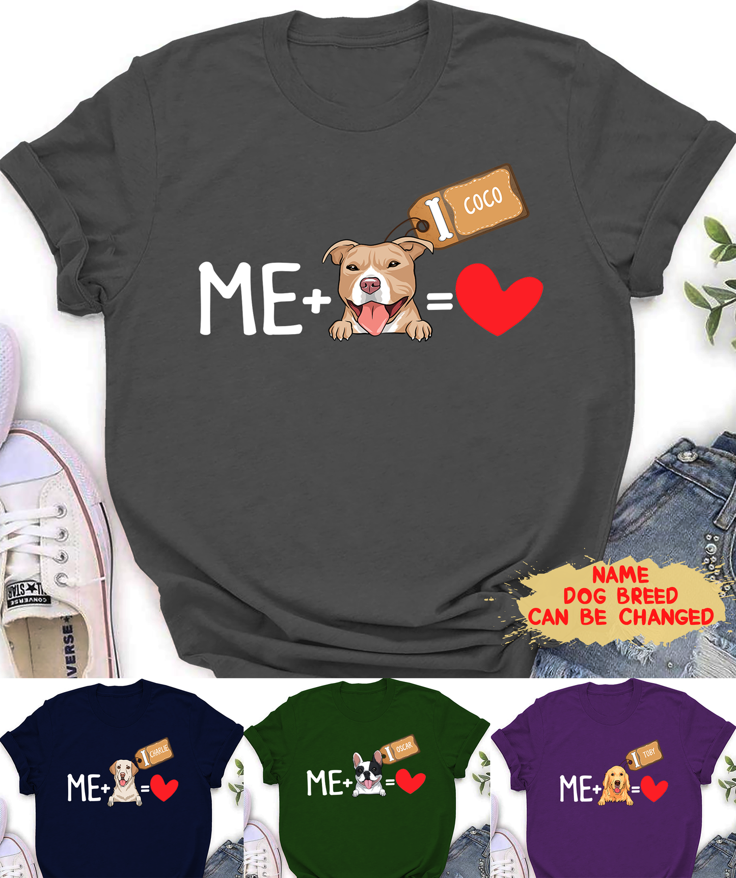 Me And My Dog - Personalized Custom Unisex T-shirt