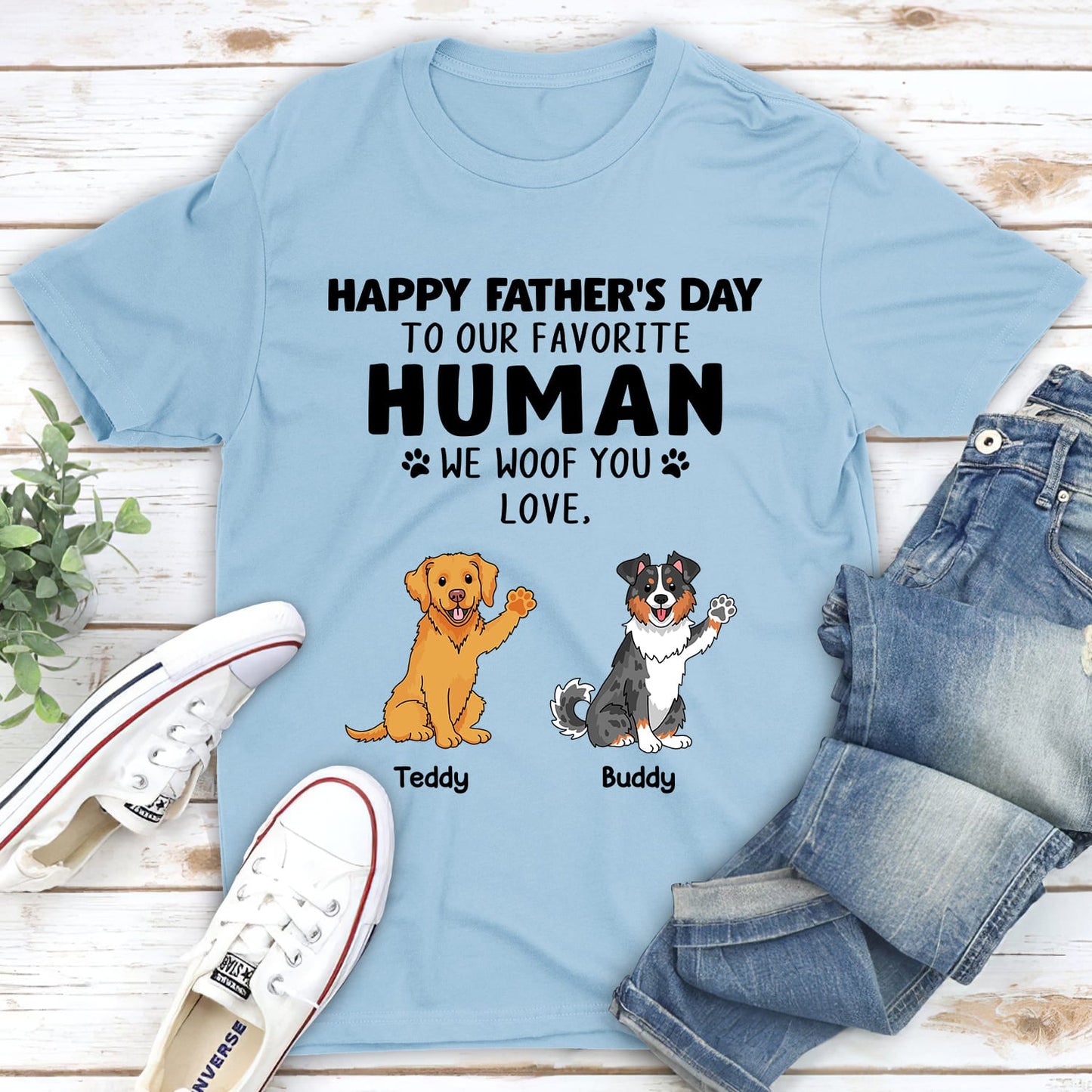 Favorite Human - Personalized Custom Unisex T-shirt