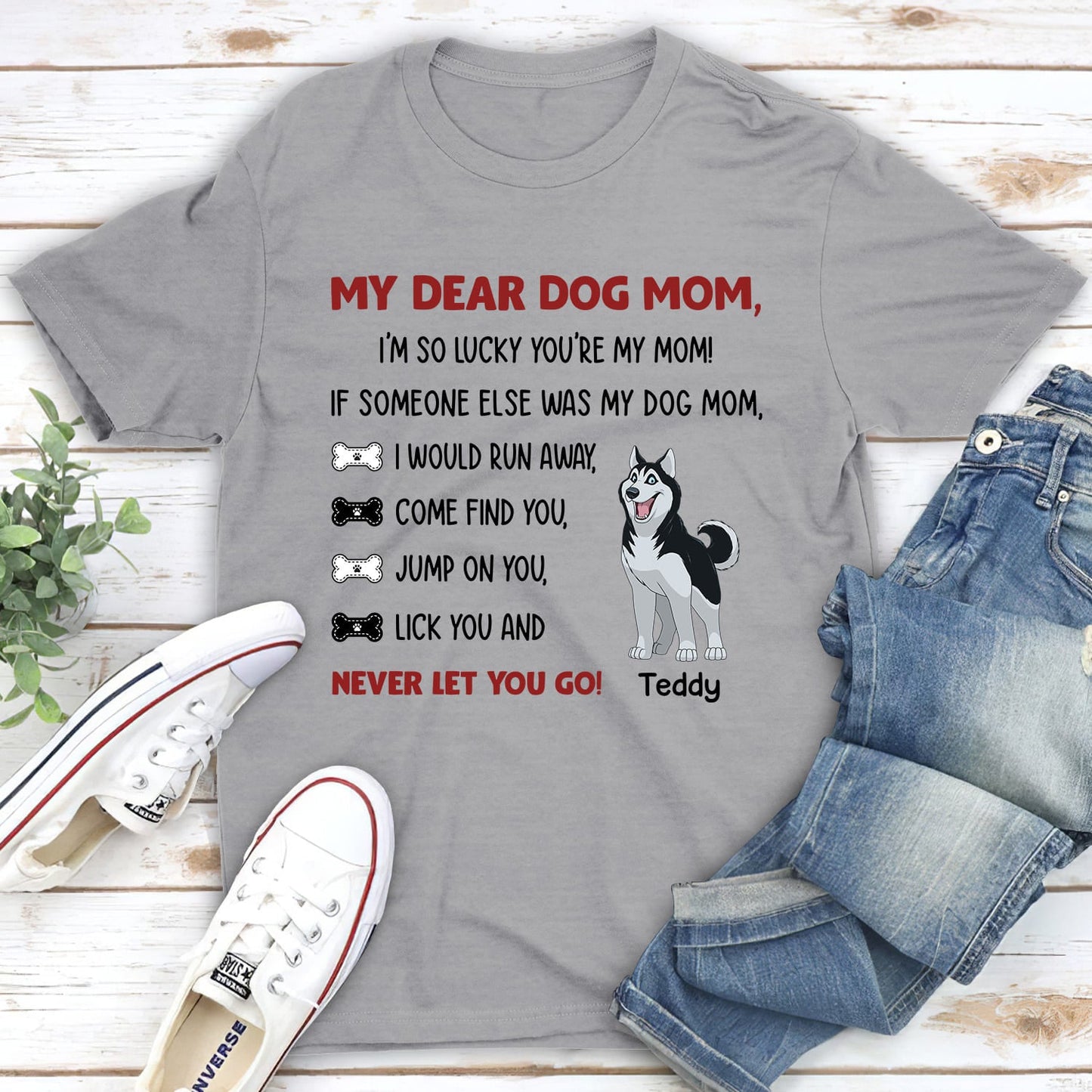 Never Let You Go - Personalized Custom Unisex T-shirt