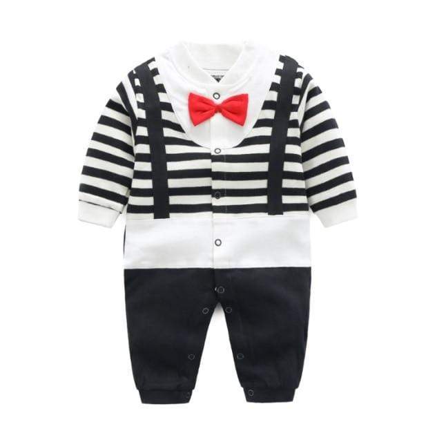 Boy's Clothing Stripes / 12M Baby Boy Smart Romper