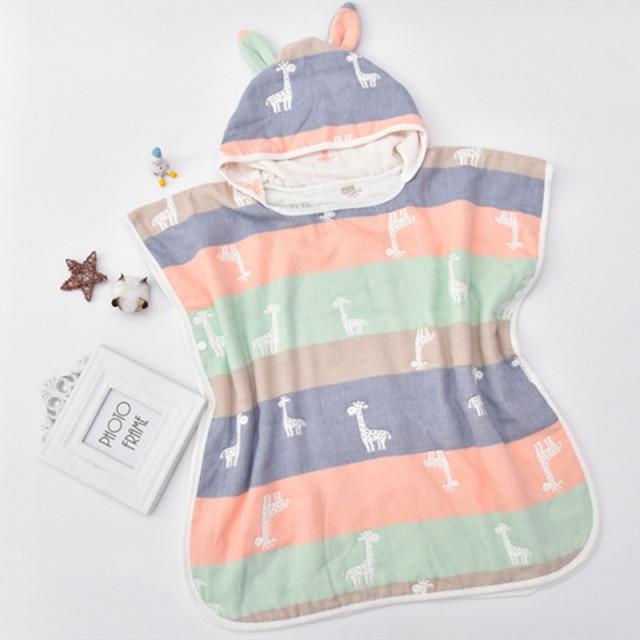 Boy's Clothing Giraffe Baby Hooded Beach Towel