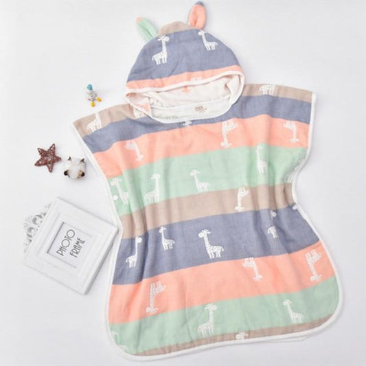 Boy's Clothing Giraffe Baby Hooded Beach Towel