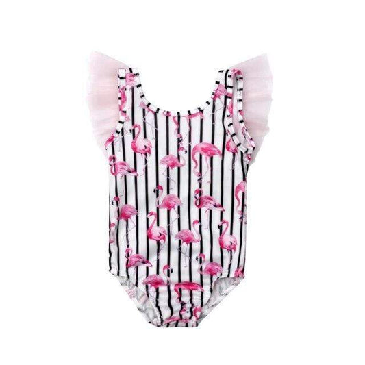 Girl's Clothing Pink / 3-4T Flamingo Swimsuit