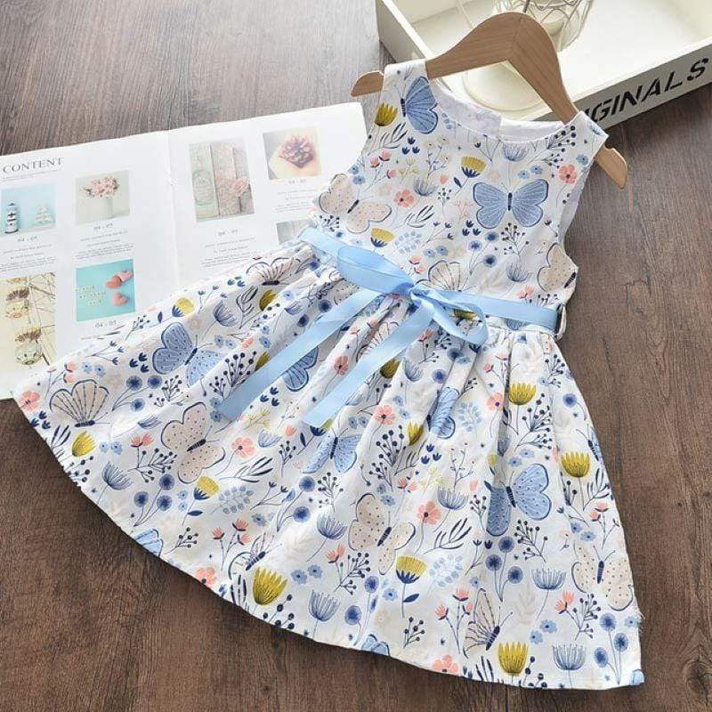Girl's Clothing Blue / 3T Girl Butterfly Dress