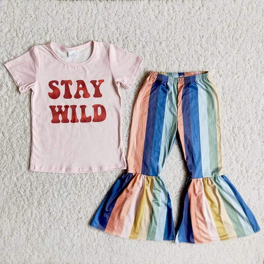 Girl's Clothing 8-9T Girl Retro Hippie Outfit