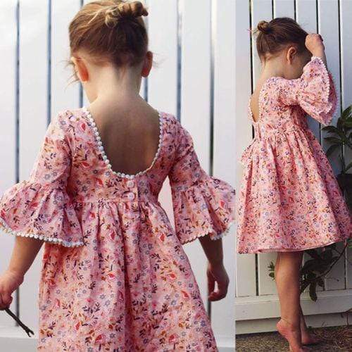 Girl's Clothing 3T Princess Floral Boho Dress