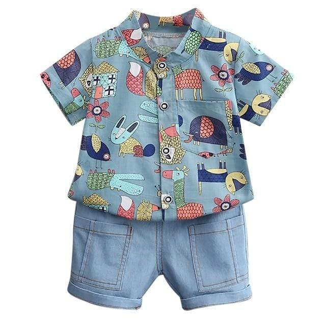Boy's Clothing L / 110 Summer Children's Clothing Suit