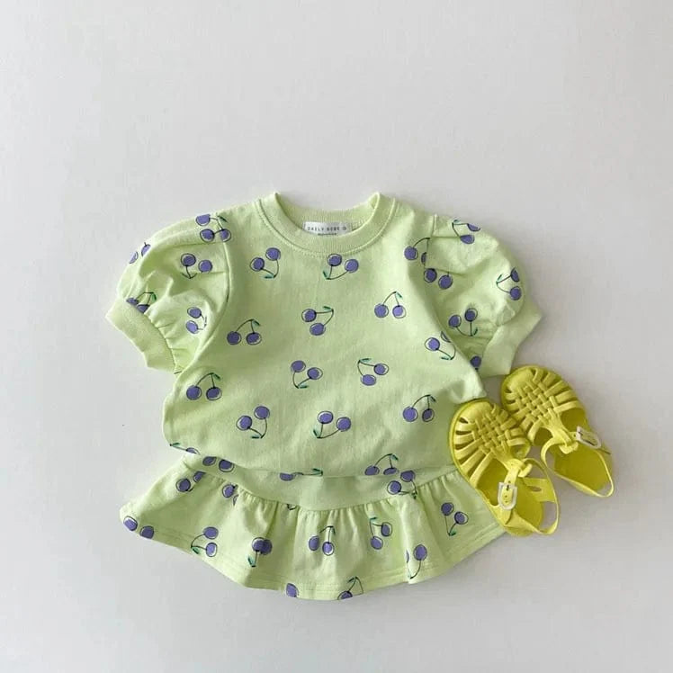 Green / 80cm Two-Piece Summer Children's